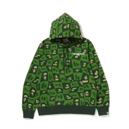 Ape Logo Printed BAPE Hoodie