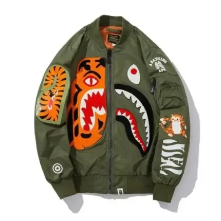 BAPE TIGER SHARK MA-1 JACKET