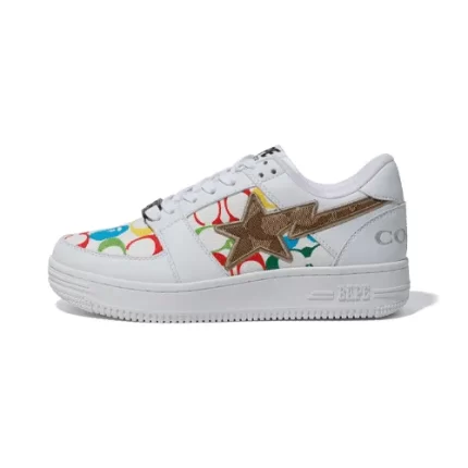 BAPESTA x Coach Logo Shoes