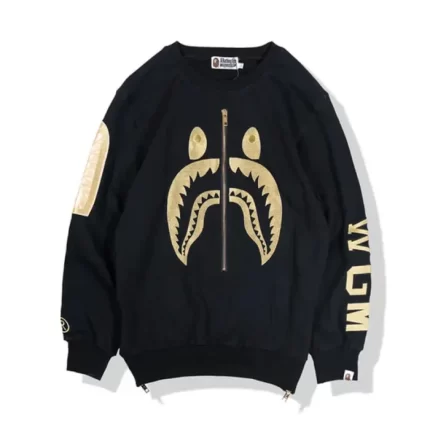 BAPE Shark Gold Pullover Sweater