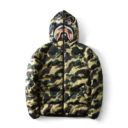 Bape Shark Jacket in Classic Camouflage