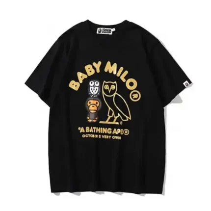 Black Bape Shark Milo Tee Shirt