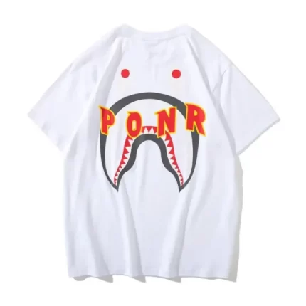 Casual Bape Shark Camo PONR Shirt