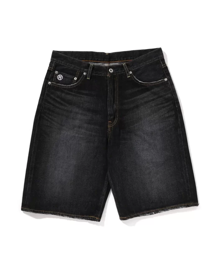 College Relaxed Fit 13 Oz Denim Shorts