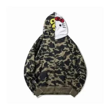 Hello Kitty Camo BAPE Hoodie