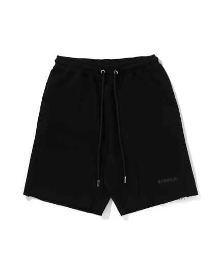 Raw Edge Loose Fit Sweatshorts